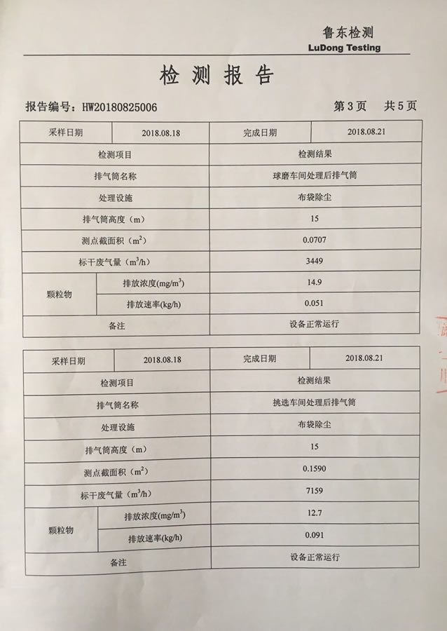 檢測(cè)報(bào)告第四頁