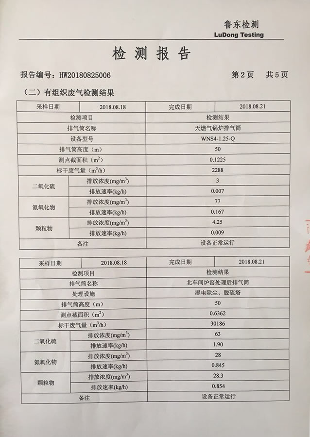 檢測(cè)報(bào)告第三頁